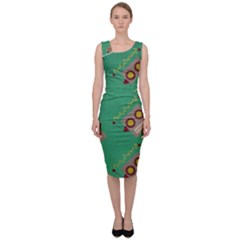 Toy Robot Sleeveless Pencil Dress by Vaneshart