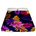 Tropical Pattern Fitted Sheet (Queen Size) View1