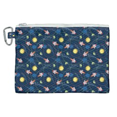 Spaceship Canvas Cosmetic Bag (xl)