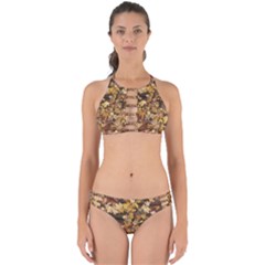 Late October Leaves 3 Perfectly Cut Out Bikini Set by bloomingvinedesign