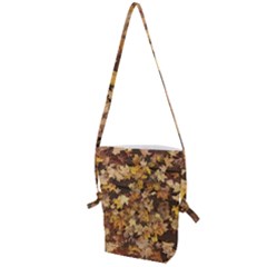 Late October Leaves 3 Folding Shoulder Bag by bloomingvinedesign