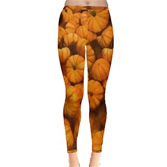 Mini Pumpkins Inside Out Leggings by bloomingvinedesign