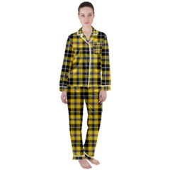 Cornish National Tartan Satin Long Sleeve Pyjamas Set by impacteesstreetwearfour