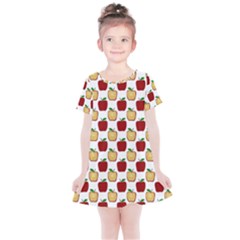 Apple Polkadots Kids  Simple Cotton Dress by bloomingvinedesign