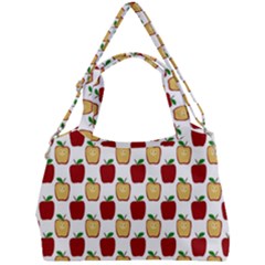 Apple Polkadots Double Compartment Shoulder Bag by bloomingvinedesign