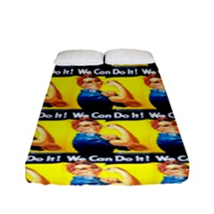 We Can Do It Fitted Sheet (full/ Double Size) by ArtworkByPatrick
