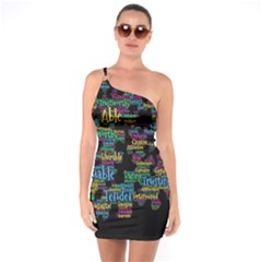 Affirmations One Soulder Bodycon Dress