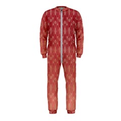 Red Gold Art Decor Onepiece Jumpsuit (kids) by HermanTelo