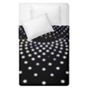 Abstract Black Blue Bright Circle Duvet Cover Double Side (Single Size) View2