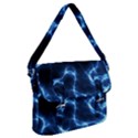 Lightning Electricity Pattern Blue Buckle Messenger Bag View1