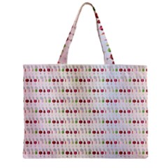 Wine Glass Pattern Zipper Mini Tote Bag by Alisyart