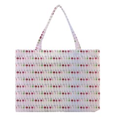 Wine Glass Pattern Medium Tote Bag