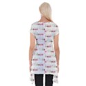 Wine Glass Pattern Short Sleeve Side Drop Tunic View2