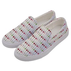 Wine Glass Pattern Men s Canvas Slip Ons by Alisyart