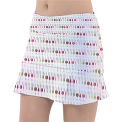 Wine Glass Pattern Tennis Skirt