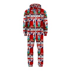 Flag Bermuda Hooded Jumpsuit (kids) by ArtworkByPatrick