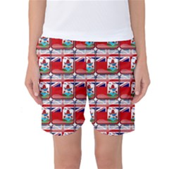 Flag Bermuda Women s Basketball Shorts