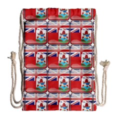 Flag Bermuda Drawstring Bag (large) by ArtworkByPatrick