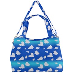 Clouds Double Compartment Shoulder Bag by bloomingvinedesign