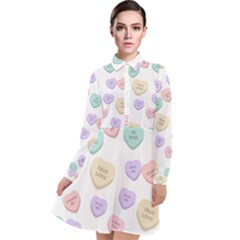 Untitled Design Long Sleeve Chiffon Shirt Dress by Lullaby