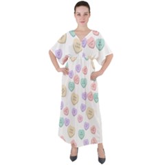 Untitled Design V-neck Boho Style Maxi Dress by Lullaby