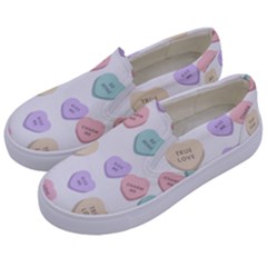 Hearts Kids  Canvas Slip Ons by Lullaby