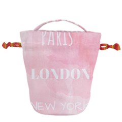 Paris Drawstring Bucket Bag by Lullaby