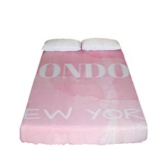 Paris, London, New York Fitted Sheet (full/ Double Size)