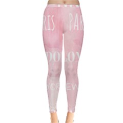 Paris, London, New York Inside Out Leggings