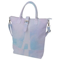 Pastel Eiffel s Tower, Paris Buckle Top Tote Bag by Lullaby