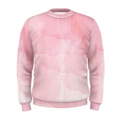 Pink Blurry Pastel Watercolour Ombre Men s Sweatshirt by Lullaby