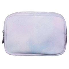 Pink Blue Blurry Pastel Watercolour Ombre Make Up Pouch (small) by Lullaby