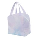 Pink blue blurry pastel watercolour ombre Boxy Hand Bag View2