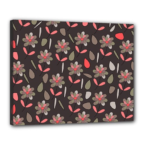 Zappwaits Flowers Canvas 20  X 16  (stretched) by zappwaits