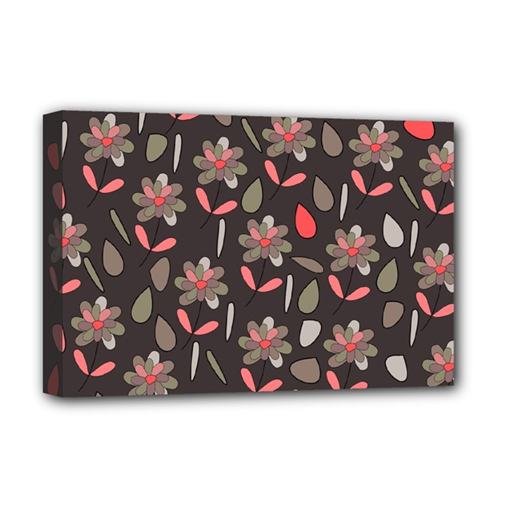 Zappwaits Flowers Deluxe Canvas 18  x 12  (Stretched)