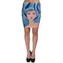 Blue Girl Bodycon Skirt