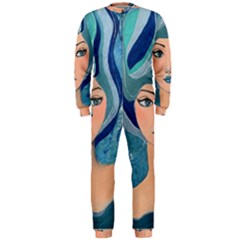 Blue Girl Onepiece Jumpsuit (men) 