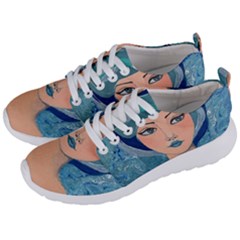 Blue Girl Men s Lightweight Sports Shoes by CKArtCreations