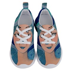 Blue Girl Running Shoes by CKArtCreations