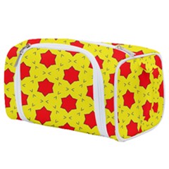 Pattern Red Star Texture Star Toiletries Pouch