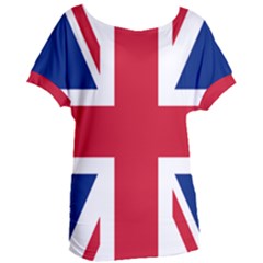 UK Flag Union Jack Women s Oversized Tee