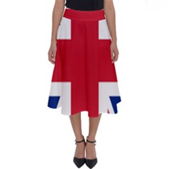 Uk Flag Union Jack Perfect Length Midi Skirt by FlagGallery