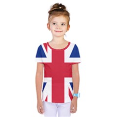 UK Flag Union Jack Kids  One Piece Tee