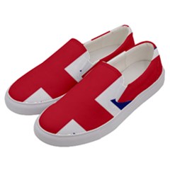 Uk Flag Union Jack Men s Canvas Slip Ons by FlagGallery