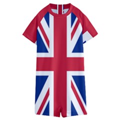 UK Flag Union Jack Kids  Boyleg Half Suit Swimwear