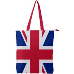 UK Flag Union Jack Double Zip Up Tote Bag