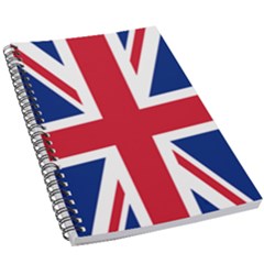 UK Flag Union Jack 5.5  x 8.5  Notebook