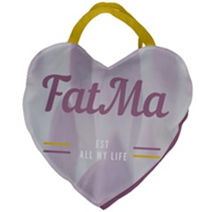 Fatma Lilly Giant Heart Shaped Bag  by egyptianhype