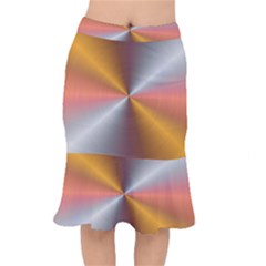 Abstract Easy Shining Short Mermaid Skirt by Bajindul