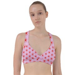 Pattern Texture Sweetheart Sports Bra